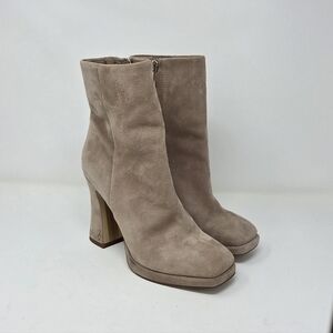 Sam Edelman Jaye Suede Heeled Bootie Size 7